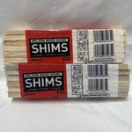 Lot Of 2 New Sealed Nelson Wood Shims 8 12 In Each Pack Real & Easy Break. Fixed Price $19.95.
