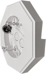 Imba-8141-1 White Pvc Vertical Siding Lamp Octagon Mounting Kit With Built-in B. Fixed Price $21.85.