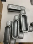 Lot Of 7 Appleton 1/2" Aluminum Type Lr17 Conduit Body W195. Fixed Price $50.00.