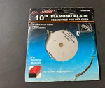 Cal-hawk 10" Diamond Blade Segmented For Dry Cuts Czdb10d Tile Cutting Mch. Fixed Price $45.05.