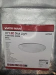 Satco Nuvo 62/1265 10" Led Disc Light. 21.5w 120v, 1200 Lumens 3000k White. Fixed Price $49.99.