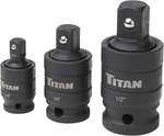 Titan 16151 1/4", 3/8" And 1/2" Drive Pin-free Locking One Size, Factory. Fixed Price $55.16.