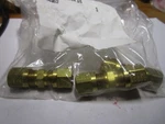 3/8" Tube Brass Compression Dot Union Qty 3. Fixed Price $25.00.