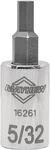 Mayhew 16261 - 5/32" Sae Hex Short Insert Socket Bit, 1/4" Drive 1ea. Fixed Price $10.17.