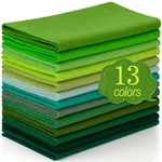 Xseino 13 Rolls 8"x35" 1.4mm Thick Soft Felt Fabric Sheet Assorted Green S.... Fixed Price $22.39.