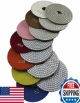 Konfor Wet 6" 7-step Diamond Polishing Pads Flexible Sanding Tools Discs Buff. Fixed Price $85.63.