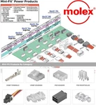 Molex 2,4,6,8,10,up 24 Pins Male & Female Housing W/ 18-24 - Mini-fit Jr. Fixed Price $12.11.