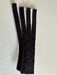 Moleskin Felt 1/4" Strips Self Adhesive Channel Liner 5 Foot Rolls. Fixed Price $16.49.