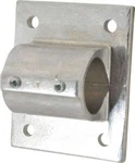 Hollaender Aluminum Alloy Pipe Rail Fitting, 1-1/2" Pipe, Wall Mount Flange. Fixed Price $37.88.