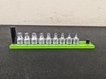 #bn703 Vim 1/4" Drive 10pc Half-cut Stubby Torx Bit Driver Socket Set Hct1050a. Fixed Price $45.95.