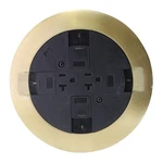 Wiremold Rc7atcbs Flush Mount Poke-thru Assembly, Non-metallic, Brass Cover. Fixed Price $275.00.