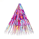 100 Paper Bead Strips: 1/2" Wide Scrapbook Variety Of Colors And Styles. Fixed Price $15.50.