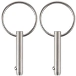 Vturboway 2 Pcs Quick Release Pin 1/4" Diameter, Usable X 1", Silver. Fixed Price $9.39.