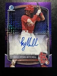 2025 Bowman Chrome Mega Mojo Purple Ryan Mitchell Auto Bma-rm 001/199. Fixed Price $52.50.
