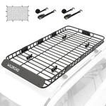 Wildroad Car Roof Cargo Carrier Combo - Upgraded 84"x 39"x 4" Rack Baske.... Fixed Price $334.49.