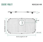Serene Valley Stainless Steel Sink Grid Bottom Kitchen Ndg2614r. Fixed Price $39.99.