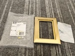 Hubbell Sb3083 1-gang Solid Brass Brushed Rectangular Carpet Flange 6" X 4-3/4". Fixed Price $35.92.