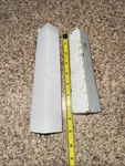 Lot 10 Amerimax 8-9 2-7 White Aluminum Smooth Siding Corner 61025 Dirt. Fixed Price $24.99.