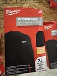 Milwaukee Men's Workskin X-large Black Lightweight Performance T-shirt. Fixed Price $15.00.