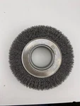 Weiler 06050 6" Dia X 1" Wx 2" Hole, .008" Crimped Wire, Medium Face Wheel Brush. Fixed Price $34.50.