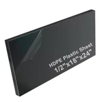 High-density Polyethylene (hdpe) Plastic Sheet 1/2" Thick 18"x24"x1/2", Black. Fixed Price $67.93.