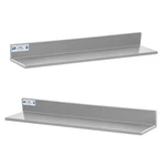 Hally Stainless Steel Wall Shelf 8.6 X 30 Inches 58 Lb, Nsf Commercial Heavy .... Fixed Price $121.68.
