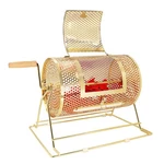 Gse Games & Sports Expert Brass Raffle Drum, Professional Ticket Spinn.... Fixed Price $71.44.