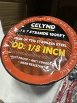 Celynd Stainless Steel Cable For Railing - 1000ft 1/8" T316 Wire Rope F.... Fixed Price $79.00.