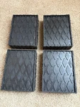 Rotary Fj2439 Set Of Four 1 1/2" Tall Fat Polymer Adapter Blocks. Made In Usa.. Fixed Price $95.99.