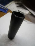 5/8" X 1/2" Square Drive 3-15/64" L 6 Point Black Oxide Deep Impact Socket. Fixed Price $15.00.