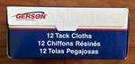 Gerson 020004g Gold 36 In. X 18 Supreme Tack Cloth (12/open Box). Fixed Price $19.00.
