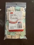3m Ctb1x1bga-c Beige Cable Tie Mounting Bases 1"x1" 2-way Adhesive 06292 100ct. Fixed Price $39.95.