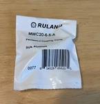 Ruland Mwc20-6-5-a Flex Beam 2 Coupling Clamp Metric Aluminum Bore 6mm-5mm New. Fixed Price $35.00.