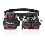 Trutuch Leather Carpenter Tool Belt 18 Pockets Framers Handyman. Fixed Price $105.95.