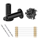 120 Pack Black T316 Stainless Steel Protector Sleeves For 1/8" Cable Railing .... Fixed Price $58.03.