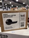 Tell Commercial Cortland Lever - Exit Device Ex100477 Matte Black. Fixed Price $31.99.