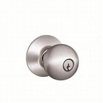 Schlage Residential F80 Orb 626 Orbit Knob Storeroom Lock Satin Chrome. Fixed Price $22.99.