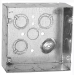 5pk 4" Square Box 1-1/2" Depth 1e/2 And 3/4" Knockouts Raco 189 **ships Free**. Fixed Price $34.75.