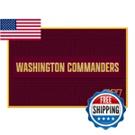 Rico Industries Nfl Football Washington Commanders 12" X 18" Pvc Heavy Duty/thic. Fixed Price $66.65.