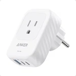 Anker Travel Adapter, 2 Pack, European Plug Us 1 White. Fixed Price $28.88.