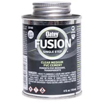 Oatey 321935 Fusion One-step Medium-bodied Cement, 4 Oz, Pvc Clear. Fixed Price $20.19.