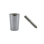 (50 Sets) Beer Tap Handle Standard Ferrule And Hanger Bolt Set 50. Fixed Price $155.03.
