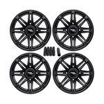 Rocktrix Rt103 15in Atv Wheels 4x156 Rims, 15x7, 4+3 Offset, Includes 3/8x24 .... Fixed Price $684.06.
