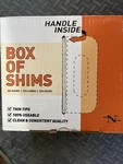 Nelson 8" Pine Wood Shims 224 Per Box With Carry Handle Thin Feathered Tips. Fixed Price $21.44.