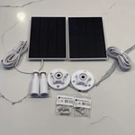 (2)aosu 6.75 X 4.75 Large Replacement Solar Panel Only Usb-c Security Cameras. Fixed Price $22.90.