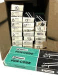 Lot Panduit Pcm-a Pan-code Wire Marker Cards (pcm 0-21) 24boxes. Fixed Price $37.99.