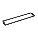 Portals Coda 24" C/c Back-to-back Towel Bar - Matte Black. Fixed Price $240.00.