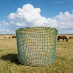 Round Bale Hay Net For Horses, 5x5 Ft Heavy Duty Slow Feed With 1.5" Knot.... Fixed Price $83.45.