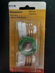 1 Pk Of 3 Eaton Bussmann Fuses Tl 25a 125vac Time Delay Plug Bp/tl-25. Fixed Price $8.00.