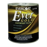 Fibre Glass Evercoat Evergold 100110 Lightweight Body Filler, 3 L Can, Yellow,. Fixed Price $64.92.
